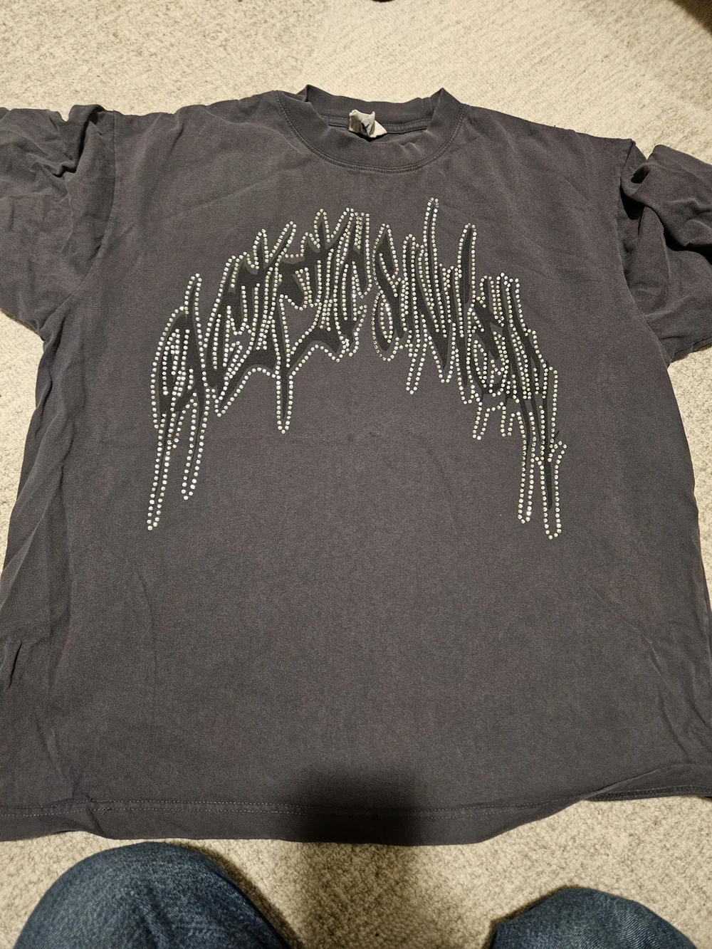 PacSun Rhinestone Tee - Picture 1 of 4